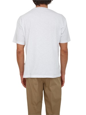 T-shirt bianca Liu Jo uomo in cotone con ricami etnici in UOMO