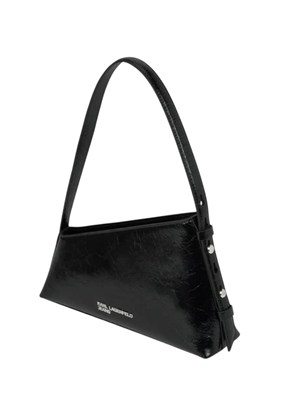 K.LAGERFELD Borsa geometrica Karl Lagerfeld Jeans in pelle nera in DONNA