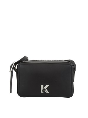 K.LAGERFELD Camera bag Karl Lagerfeld in ecopelle nera in DONNA
