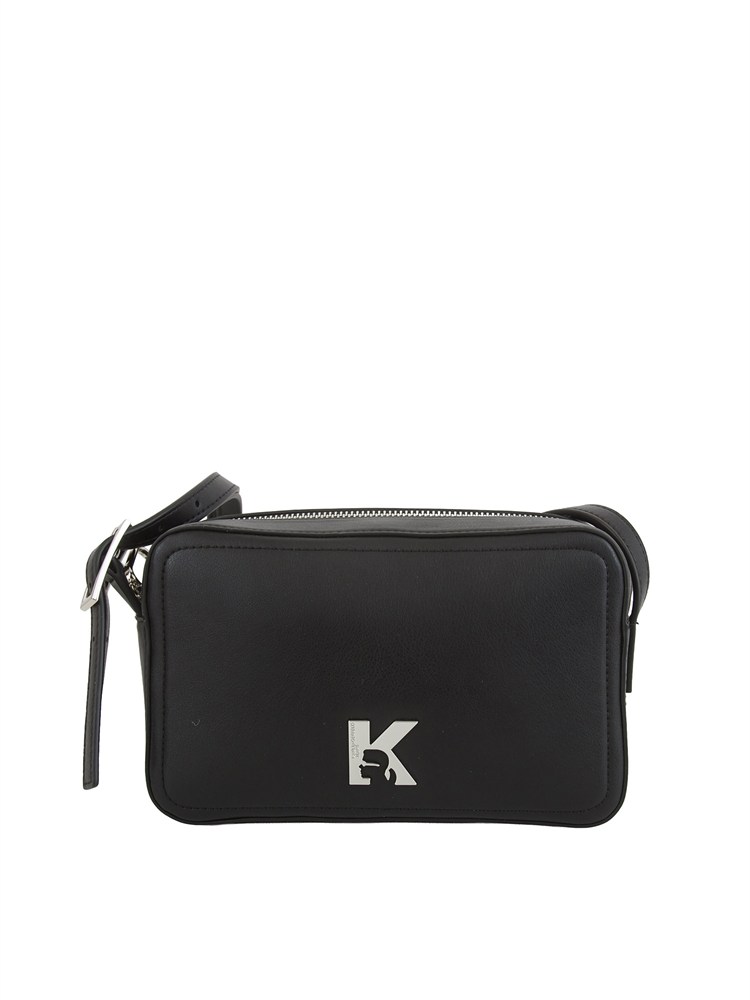 K.LAGERFELD Camera bag Karl Lagerfeld in ecopelle nera