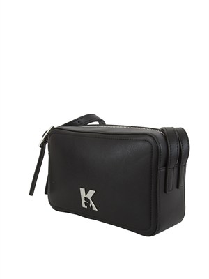 K.LAGERFELD Camera bag Karl Lagerfeld in ecopelle nera in DONNA