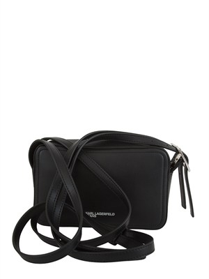 K.LAGERFELD Camera bag Karl Lagerfeld in ecopelle nera in DONNA