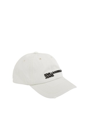 K.LAGERFELD Cappello Karl Lagerfeld Jeans grigio ghiaccio in DONNA