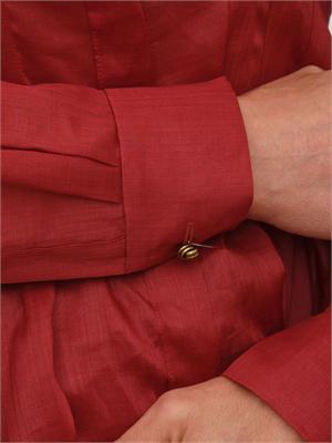 Camicia MSTORA Max Mara Studio in tela ramiÉ rossa in DONNA