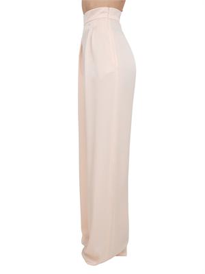 Pantalone MSEDIVO Max Mara Studio in satin rosa cipria in DONNA