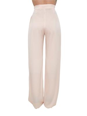Pantalone MSEDIVO Max Mara Studio in satin rosa cipria in DONNA