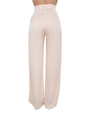 Pantalone MSEDIVO Max Mara Studio in satin rosa cipria in DONNA