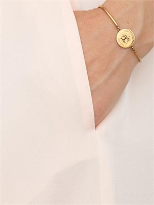 Pantalone MSEDIVO Max Mara Studio in satin rosa cipria in DONNA