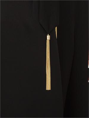 Tuta nera MSEDONATA Max Mara Studio in satin fluido in DONNA