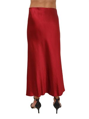 Gonna MMLALESSIO Max Mara MM in tessuto rosso lucido in DONNA