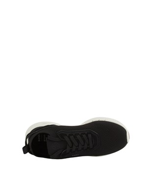Sneakers nere BOSS uomo con tomaia in maglia in UOMO