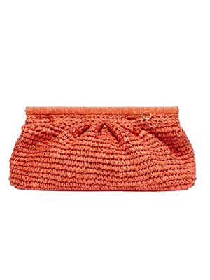 Borsa Paprica Emme Marella in rafia corallo in DONNA