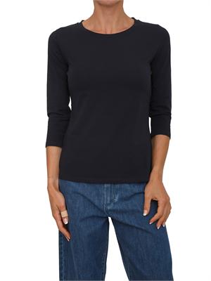 T-shirt blu MMLOBLIQUA Max Mara MM in cotone in DONNA