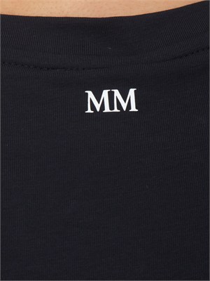 T-shirt blu MMLOBLIQUA Max Mara MM in cotone in DONNA