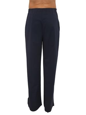 Pantaloni MMLAGORAIO Max Mara MM in tessuto tecnico blu in DONNA