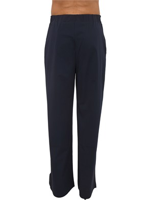 Pantaloni MMLAGORAIO Max Mara MM in tessuto tecnico blu in DONNA