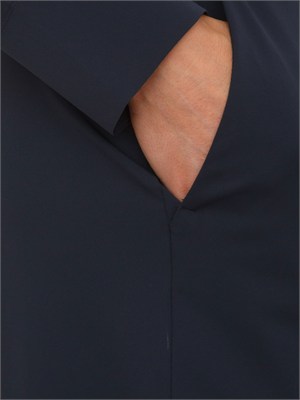 Pantaloni MMLAGORAIO Max Mara MM in tessuto tecnico blu in DONNA