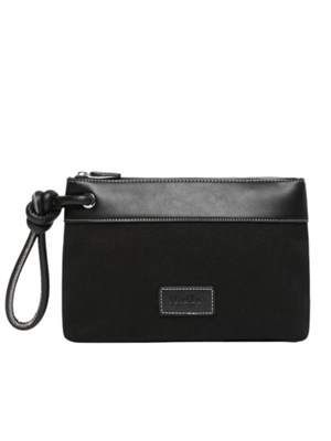 Pochette BCHFRISIA Max Mara Beachwear in canvas nera in DONNA