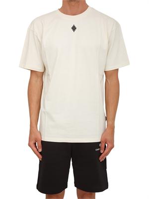 T-shirt beige County of Milan in cotone in UOMO