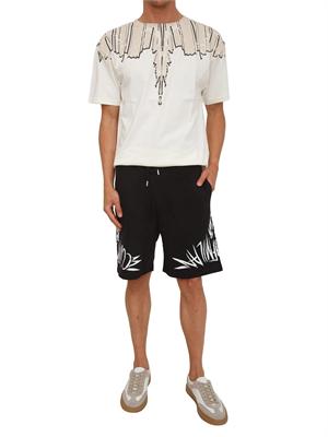 T-shirt beige County of Milan con ali sculptural in UOMO
