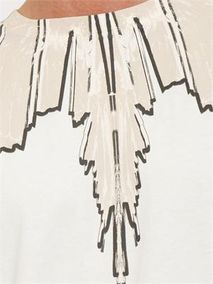 T-shirt beige County of Milan con ali sculptural in UOMO
