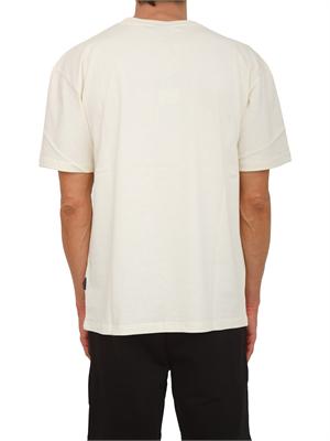 T-shirt nera County of Milan in cotone con logo in UOMO