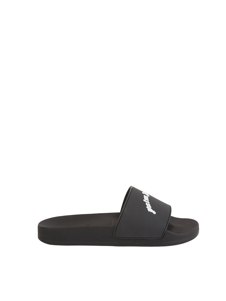 Ciabatte nere Palm Angels uomo in pvc
