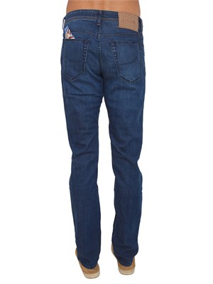 Jeans Bard Jacob Cohen uomo denim blu no-stone in UOMO