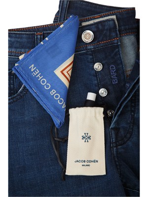 Jeans Bard Jacob Cohen uomo denim blu no-stone in UOMO