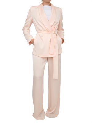 Giacca MSEDOPPIA Max Mara Studio in satin rosa cipria in DONNA