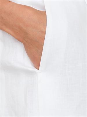Bermuda bianchi MSTCARAVAN Max Mara Studio in puro lino in DONNA