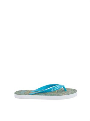 Infradito Liu Jo pvc verde in DONNA