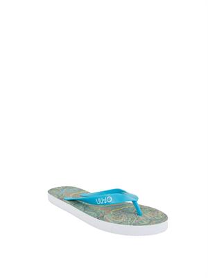 Infradito Liu Jo pvc verde in DONNA
