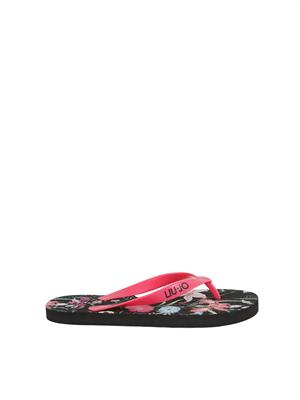 Infradito Liu Jo pvc nero in DONNA