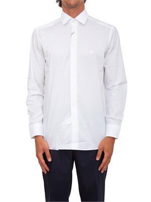 Camicia Etro uomo in cotone bianco in UOMO