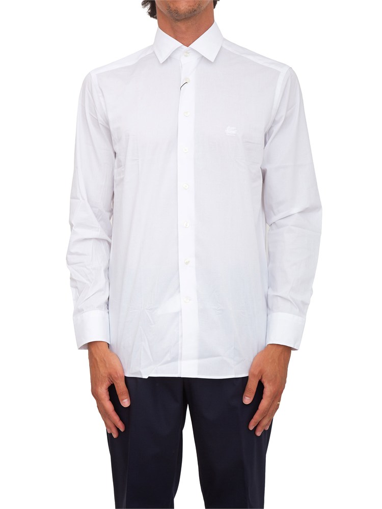 Camicia Etro uomo in cotone bianco
