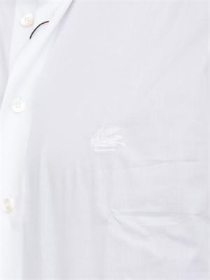 Camicia Etro uomo in cotone bianco in UOMO