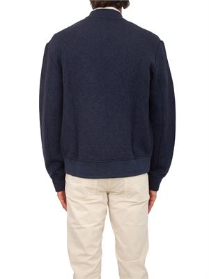 Bomber Etro uomo in tessuto blu motivo Paisley ton sur ton in UOMO