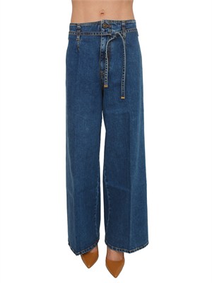 Jeans Etro donna in denim blu in DONNA