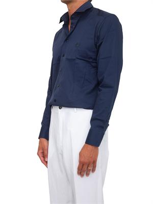 Camicia Etro uomo in cotone blu in UOMO