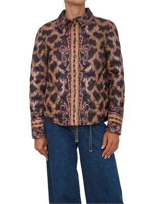 Giubbino trapuntato Etro donna stampa animalier in DONNA