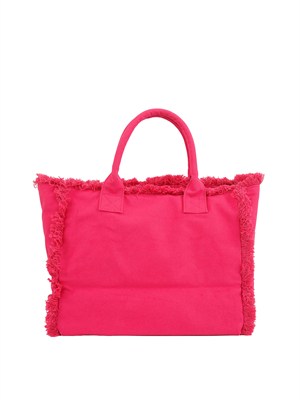 Borsa shopper fuxia Banana Moon bordi sfrangiati in DONNA