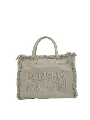 Borsa shopper verde Banana Moon bordi sfrangiati in DONNA