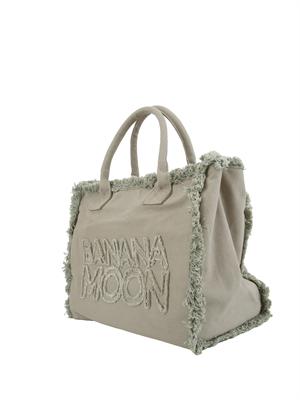 Borsa shopper verde Banana Moon bordi sfrangiati in DONNA
