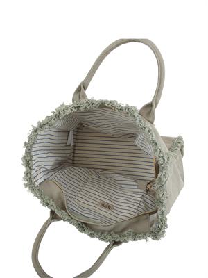 Borsa shopper verde Banana Moon bordi sfrangiati in DONNA