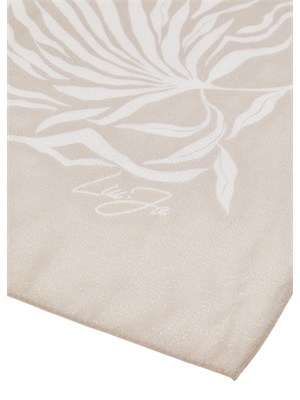 Stola Liu Jo donna in tessuto stampato floreale beige in DONNA