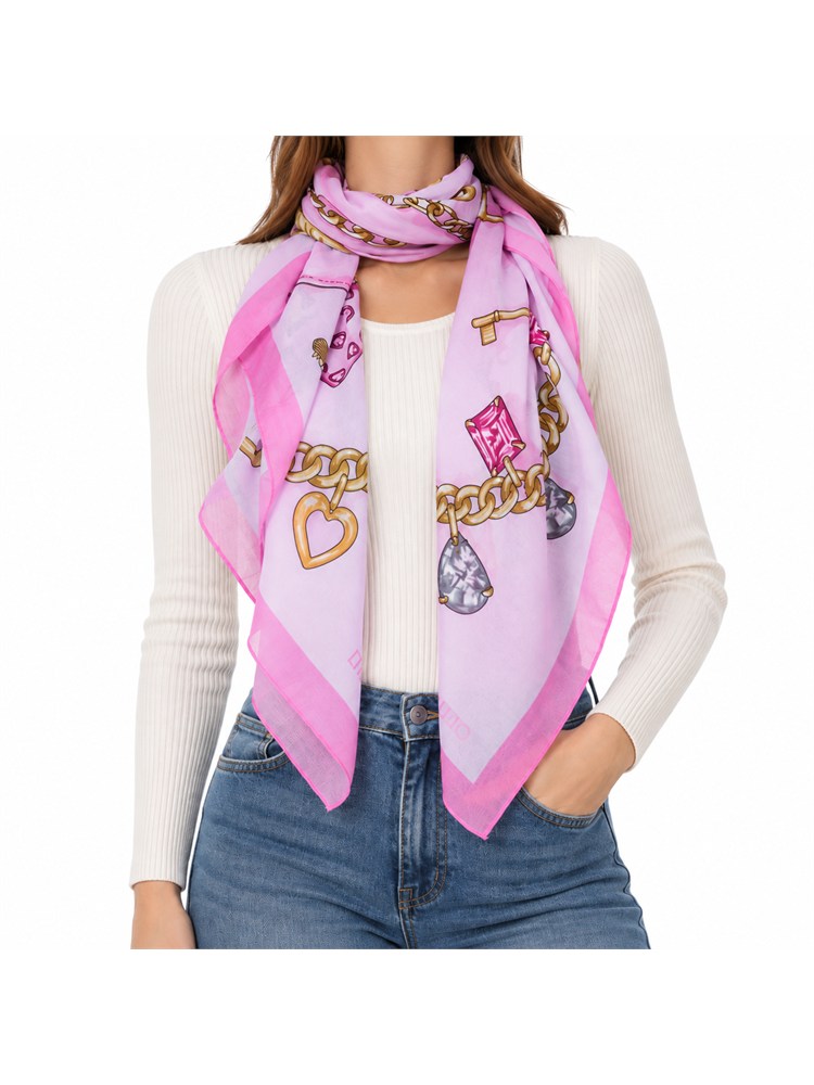 Foulard grande rosa Liu Jo donna