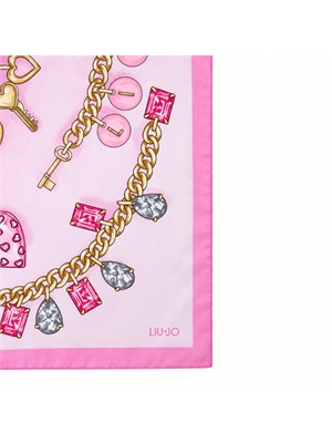 Foulard grande rosa Liu Jo donna in DONNA