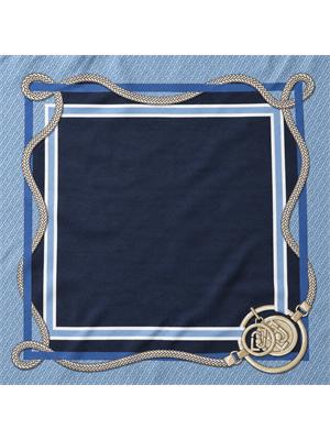 Foulard Liu Jo donna in tessuto stampato azzurro in DONNA