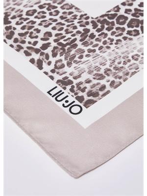 Foulard tortora Liu Jo donna stampa fiore in DONNA